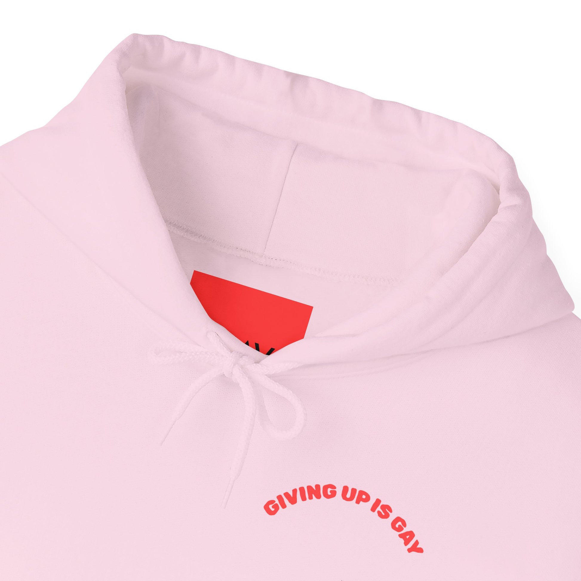 (GIVING UP IS GAY) HOODIE