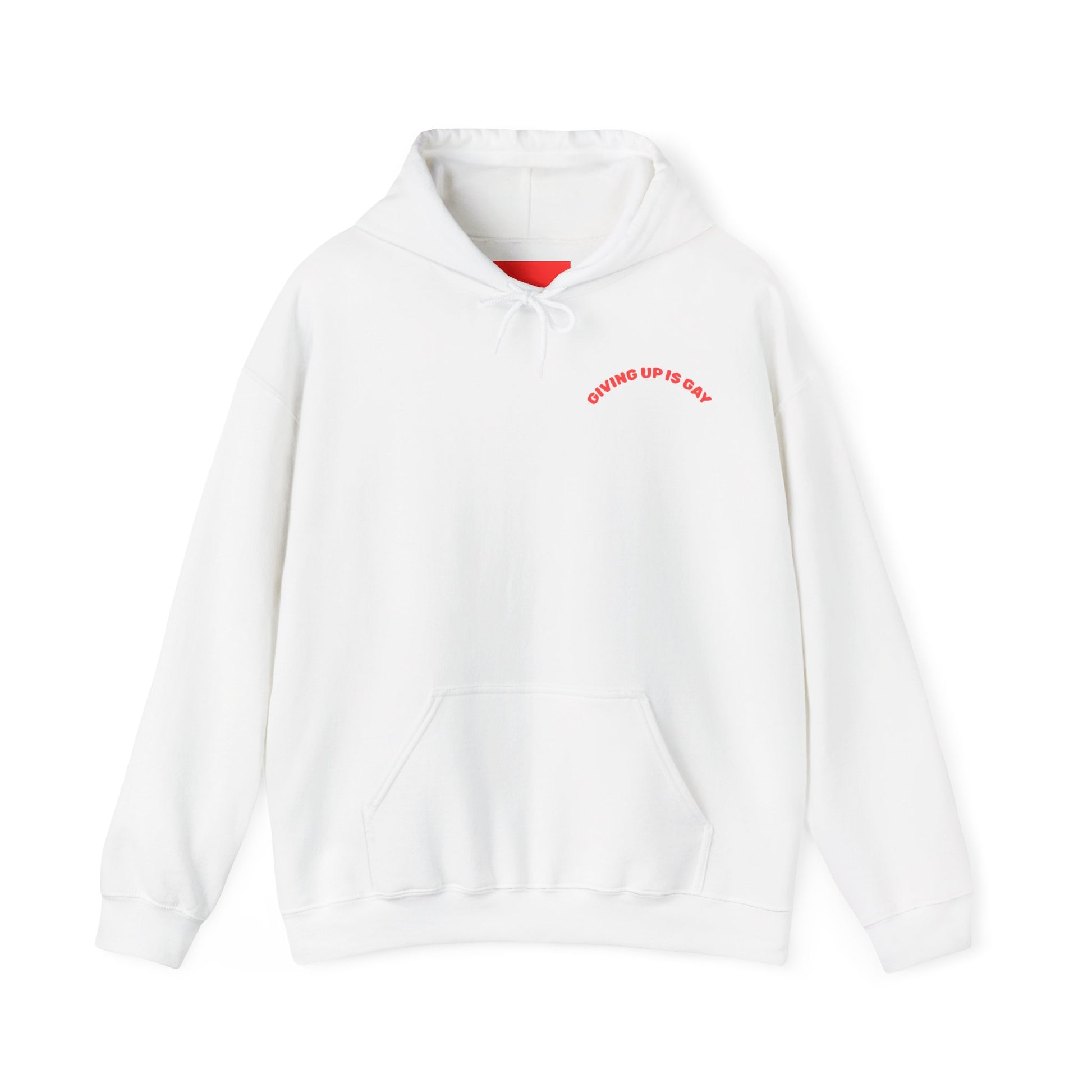 (GIVING UP IS GAY) HOODIE
