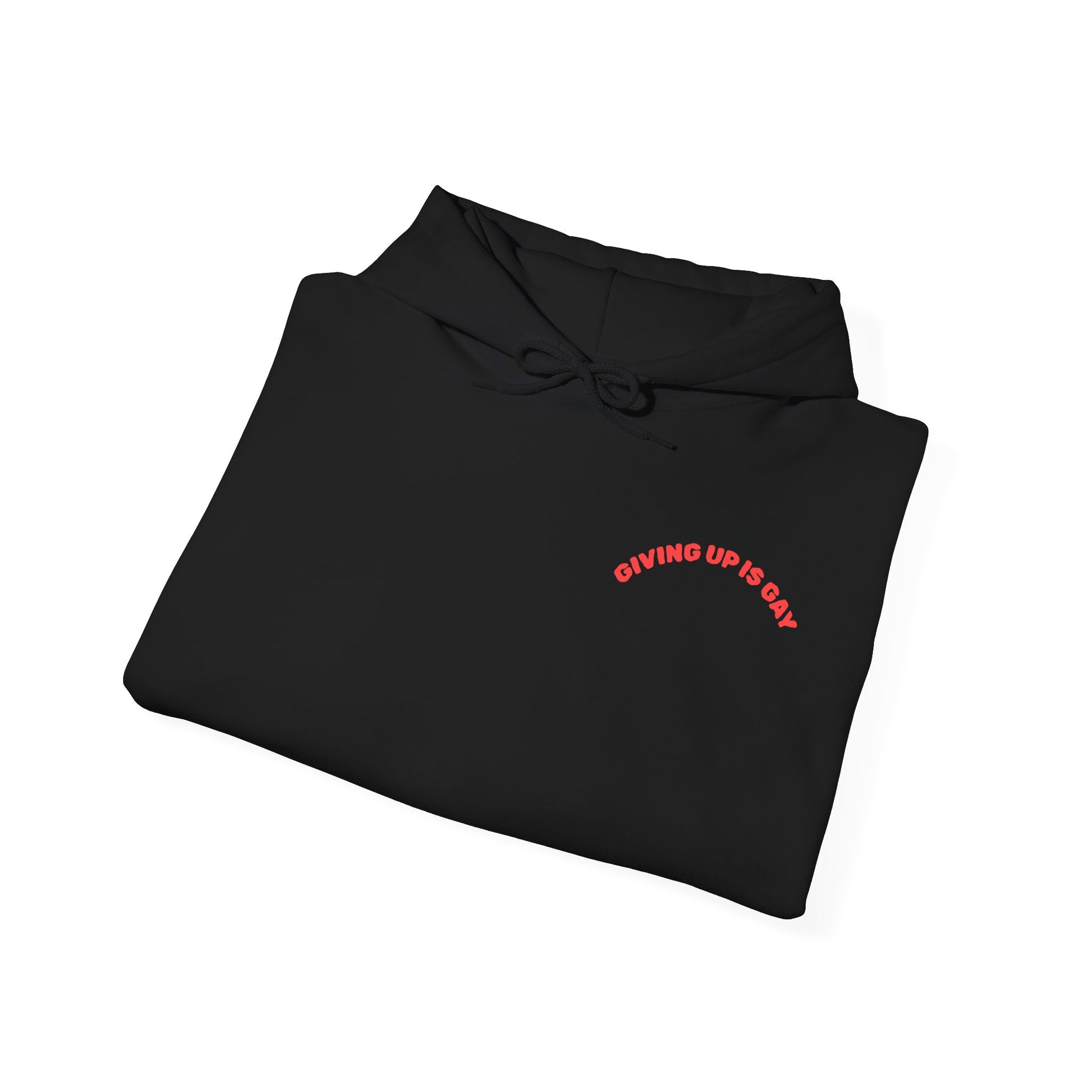 (GIVING UP IS GAY) HOODIE