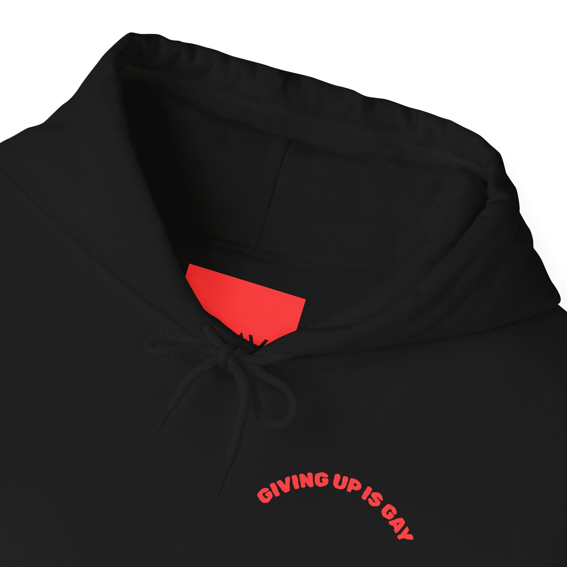 (GIVING UP IS GAY) HOODIE