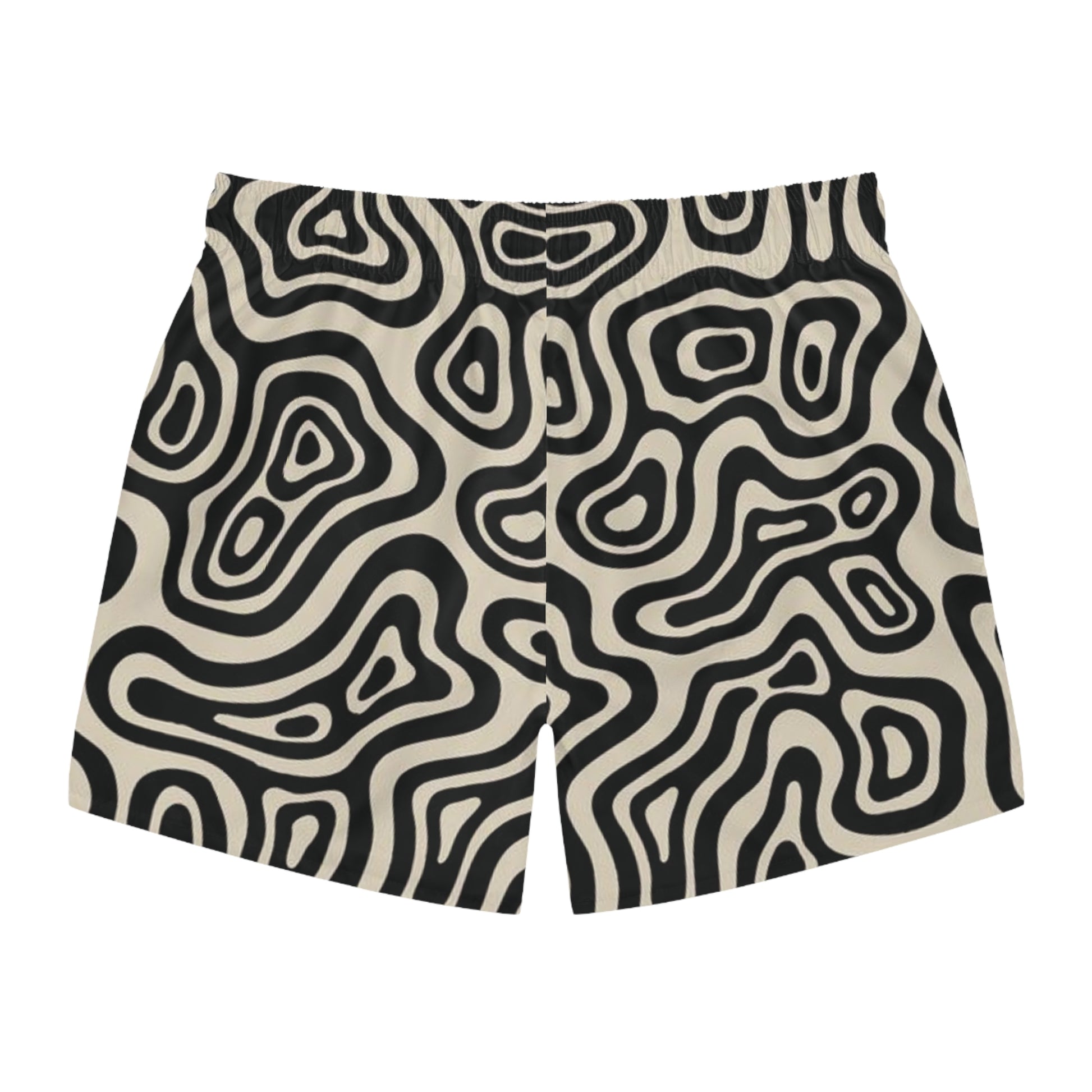 BLACK AND BEIGE SWIMSUIT